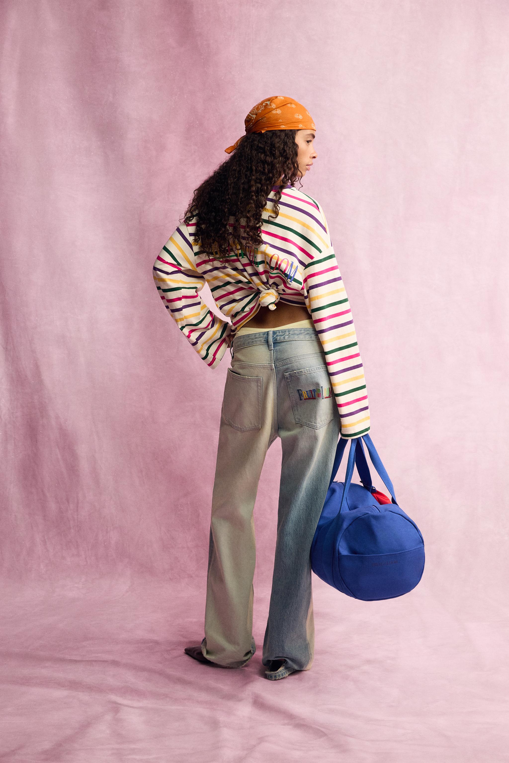 JEAN BOYFRIEND COMBINÉ FRUIT OF THE LOOM™